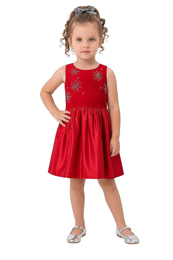 Vestido Cetim Gymboree