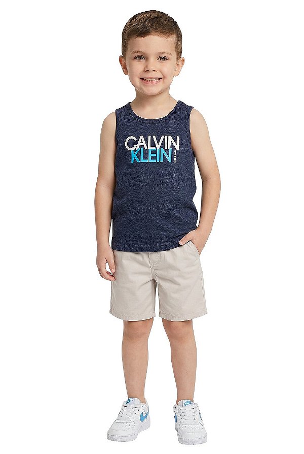 Conjunto Regata e Bermuda Calvin Klein