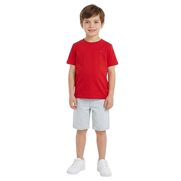 Camiseta Básica Infantil Tommy Hilfiger