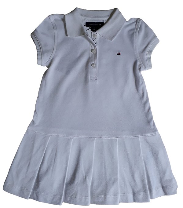 Vestido gola Polo Tommy Hilfiger