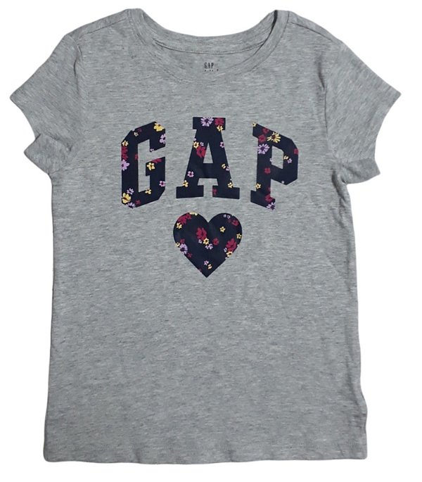 Camiseta coração Baby Gap