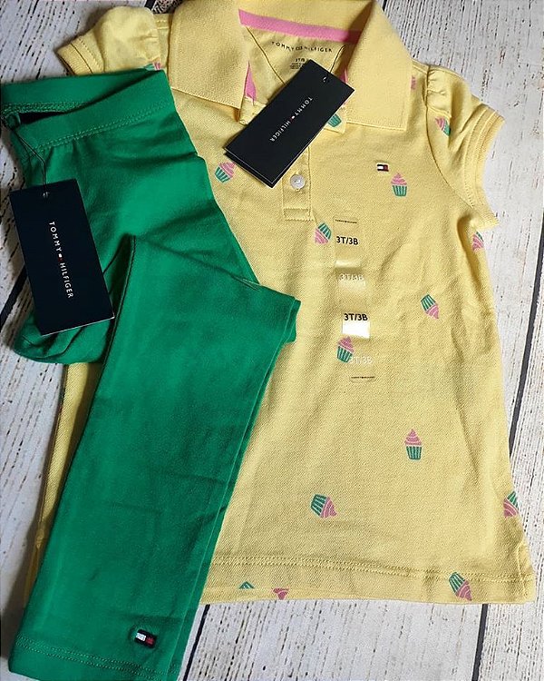 kit polo e legging Tommy hilfiger