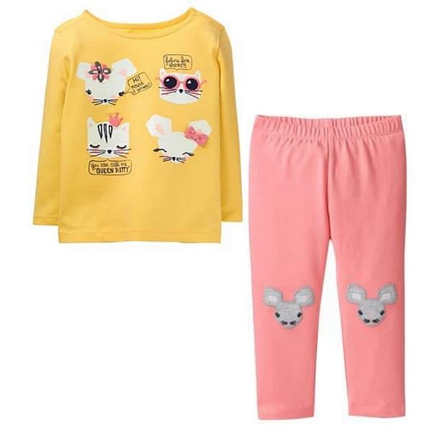 Conjunto ratinha Gymboree