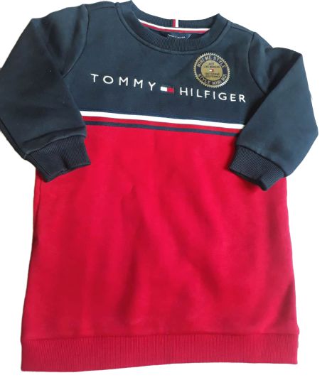 Vestido em moletom Tommy Hilfiger