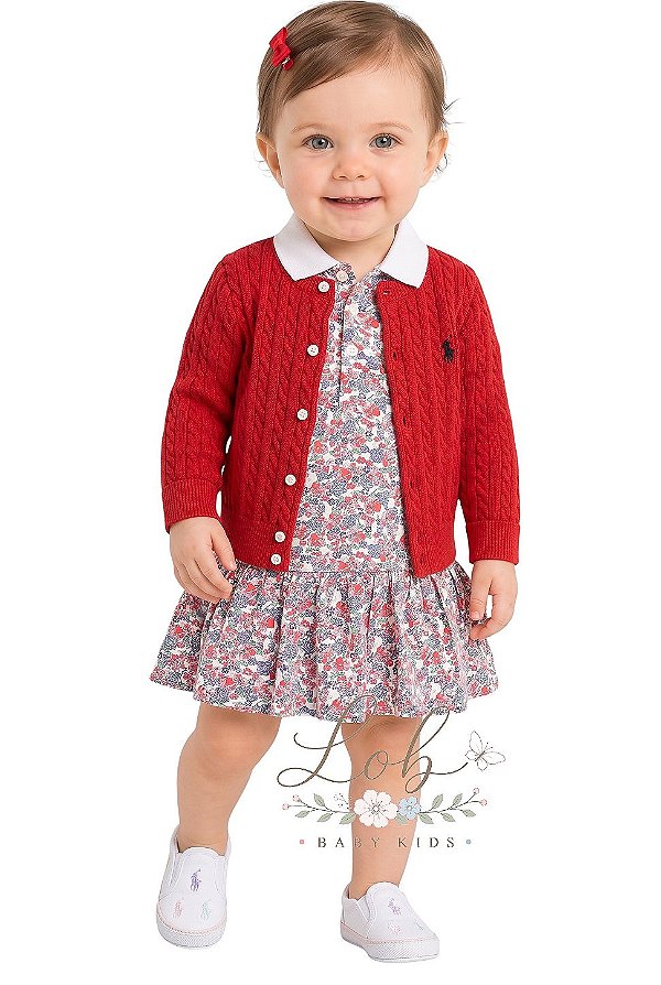 Cardigan Bebê Polo Ralph Lauren