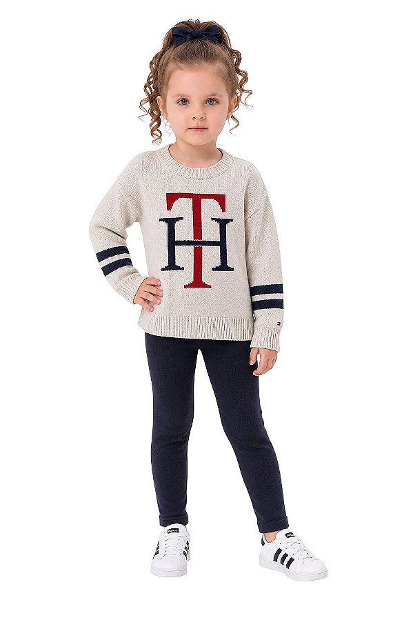 Sueter Infantil Menina Tricô Tommy Hilfiger