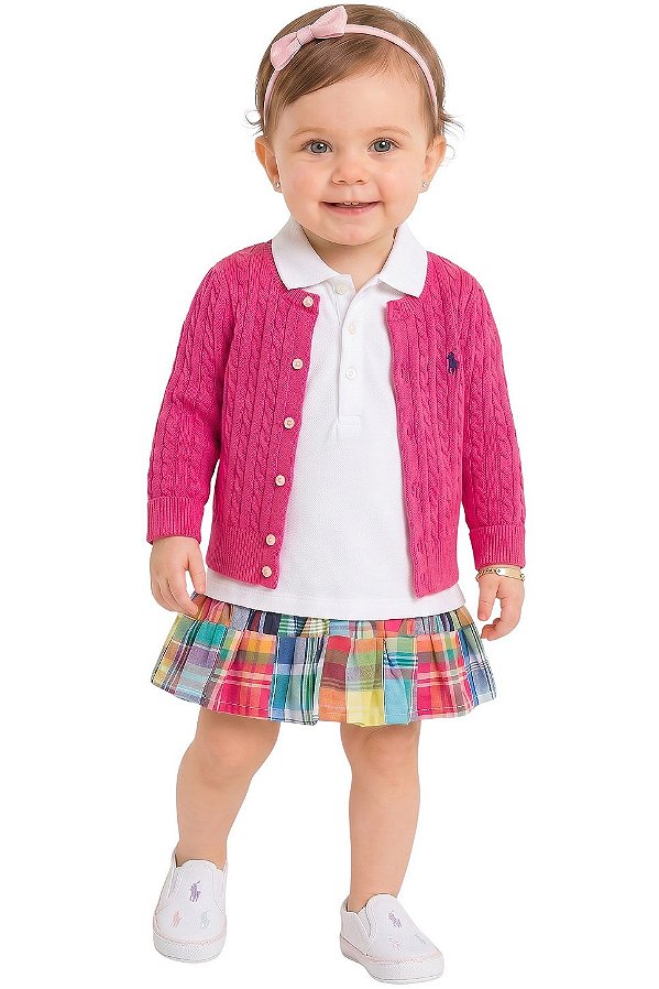 Cardigan Bebê Polo Ralph Lauren