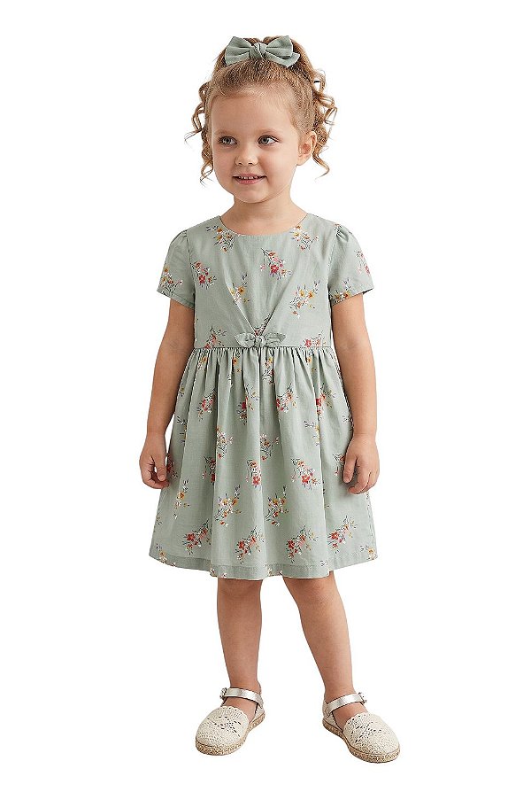 Vestido Infantil Floral Oshkosh