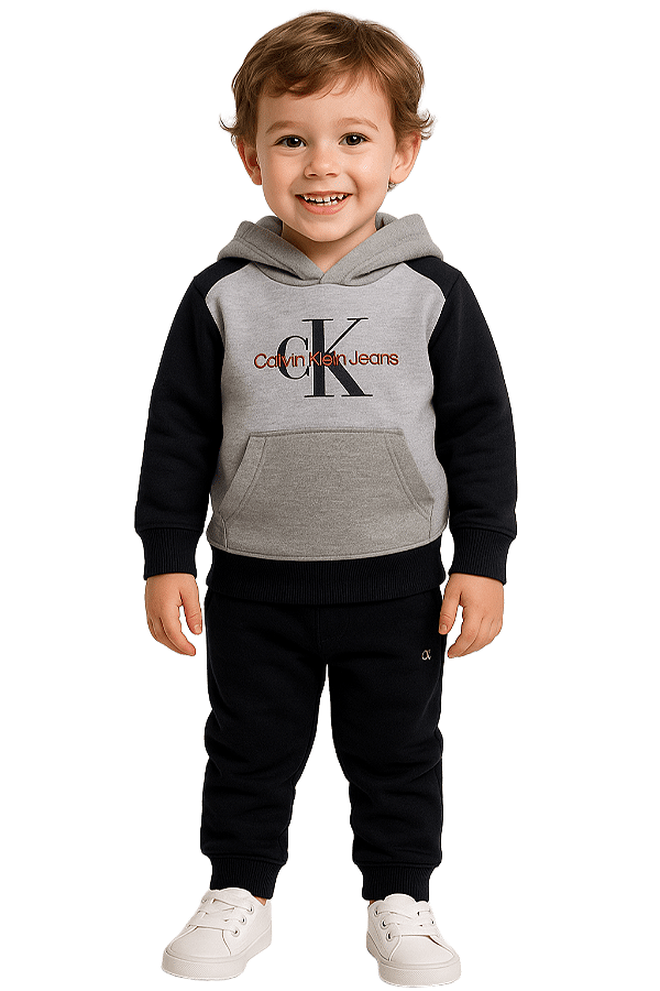 Conjunto em Moletom Kids Calvin Klein