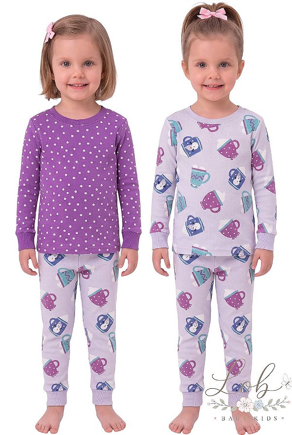 Kit Pijama Infantil Carter’s 3 Peças Microfleece