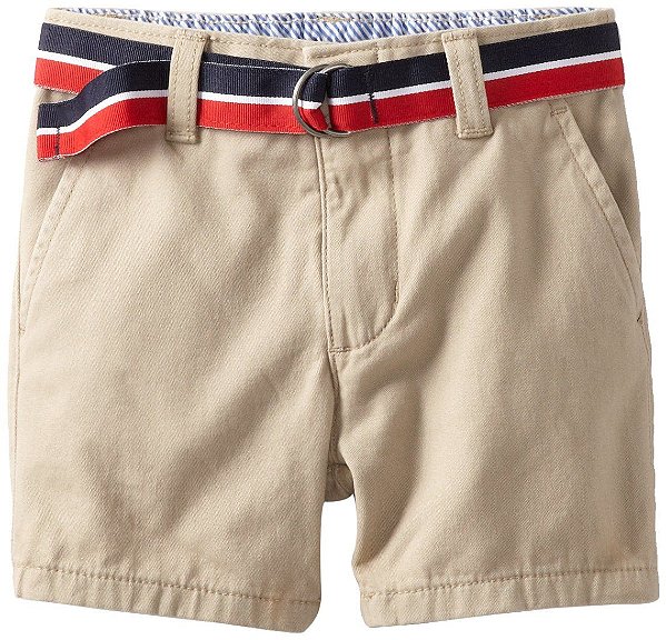 Bermuda com cinto baby Tommy Hilfiger