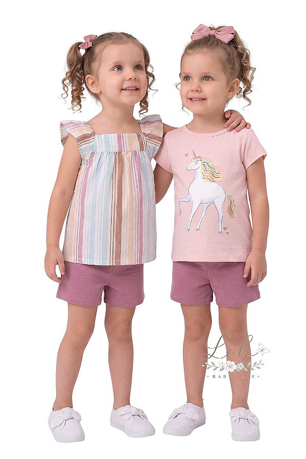 Conjunto Infantil Carter’s 3 Peças – Unicórnio