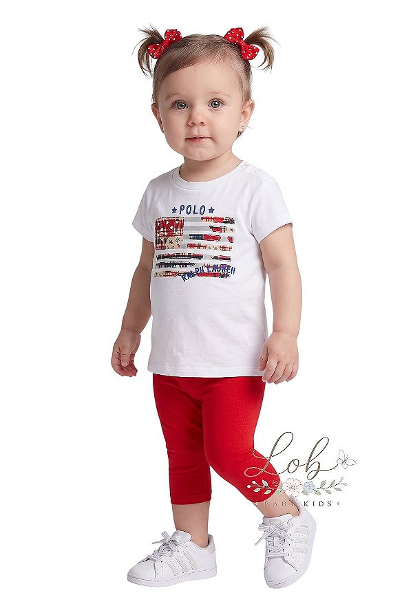 Camiseta Bebê Polo Ralph Lauren