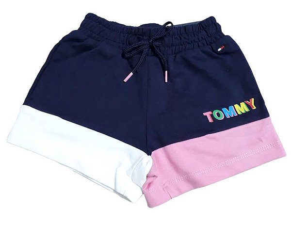 Shorts em moletinho Tommy Hilfiger