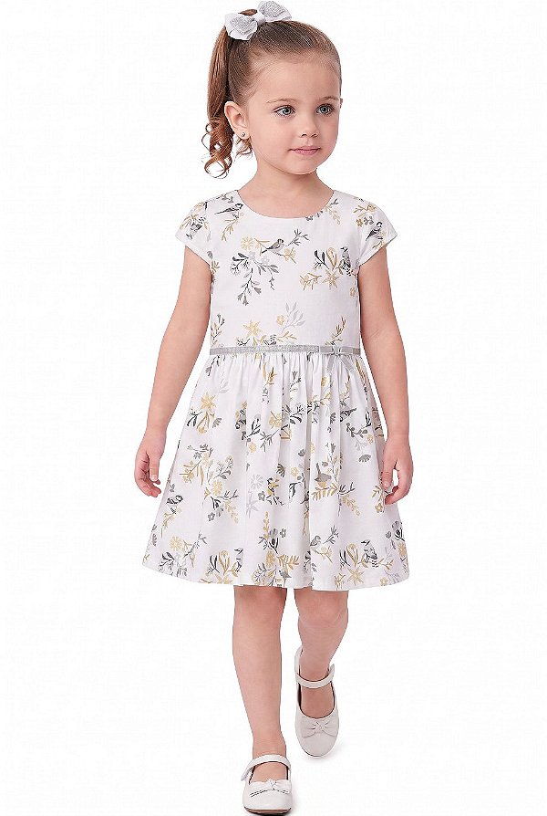 Vestido Infantil Carter`s Acetinado Floral