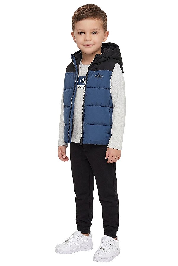 Conjunto Infantil Calvin Klein Com Colete