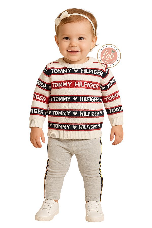 Sueter em Tricô Baby Tommy Hilfiger