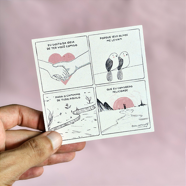 Cartão Postal - Namorados