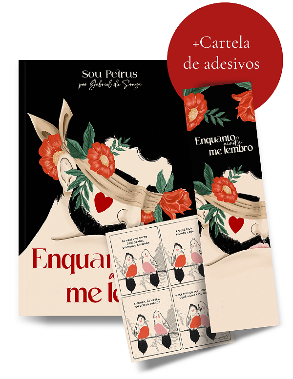 [Pré-Venda] Enquanto ainda me lembro (Livro Impresso + Marca Páginas + Cartão Postal + Cartela de Adesivos)