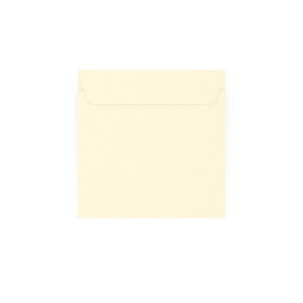 Envelope para convite | Quadrado Aba Reta Color Plus Marfim 24,0x24,0