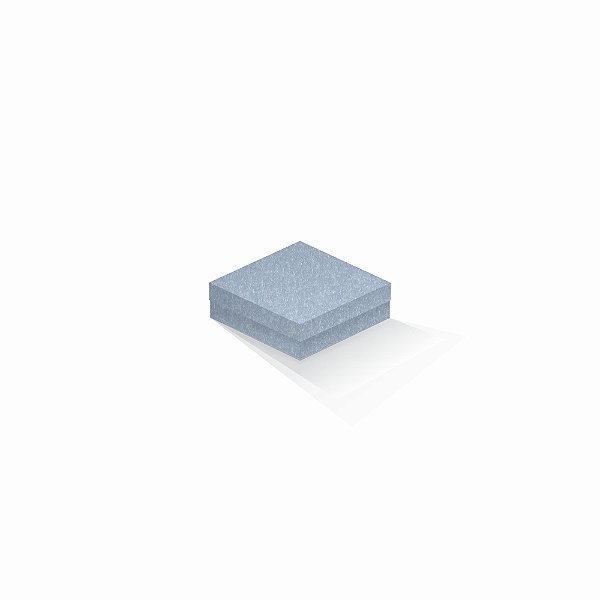 Caixa de presente | Quadrada Color Plus Metálico Mar Del Plata 10,5x10,5x4,0