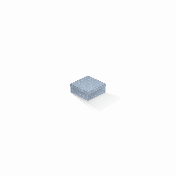 Caixa de presente | Quadrada Color Plus Metálico Mar Del Plata 7,0x7,0x3,5