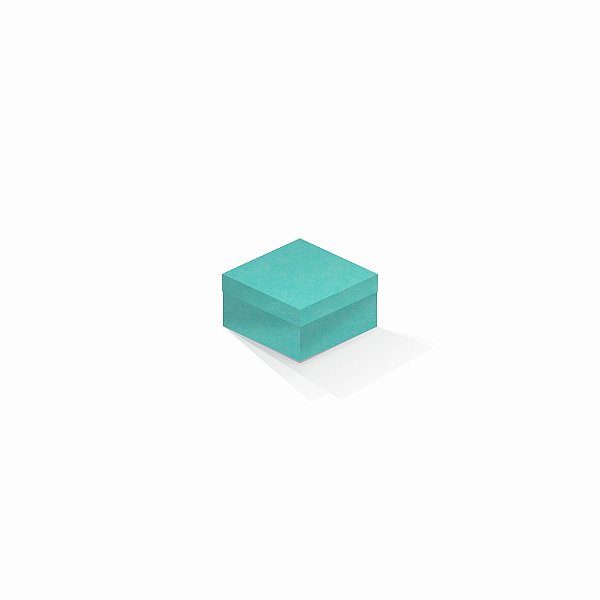 Caixa de presente | Quadrada Color Plus Aruba 9,0x9,0x6,0