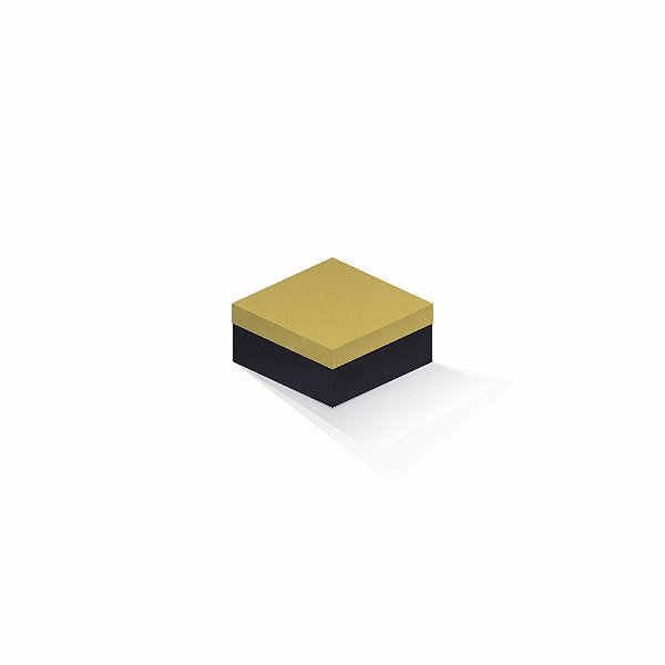 Caixa de presente | Quadrada F Card Ouro-Preto 10,5x10,5x6,0