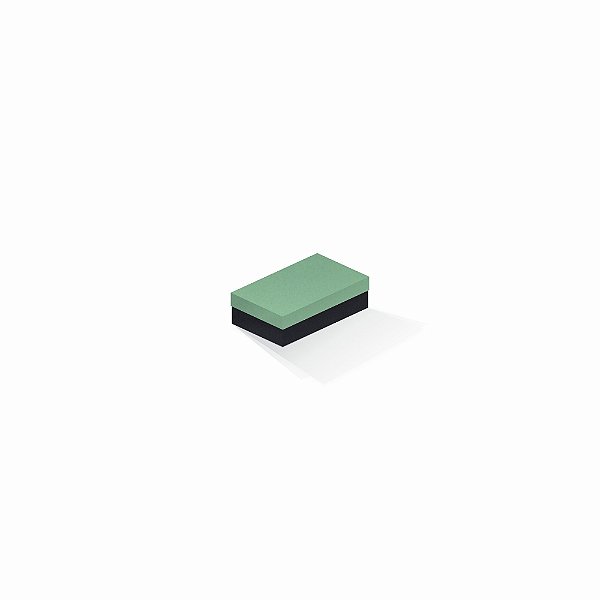 Caixa de presente | Retângulo F Card Verde-Preto 6,0x10,0x3,5