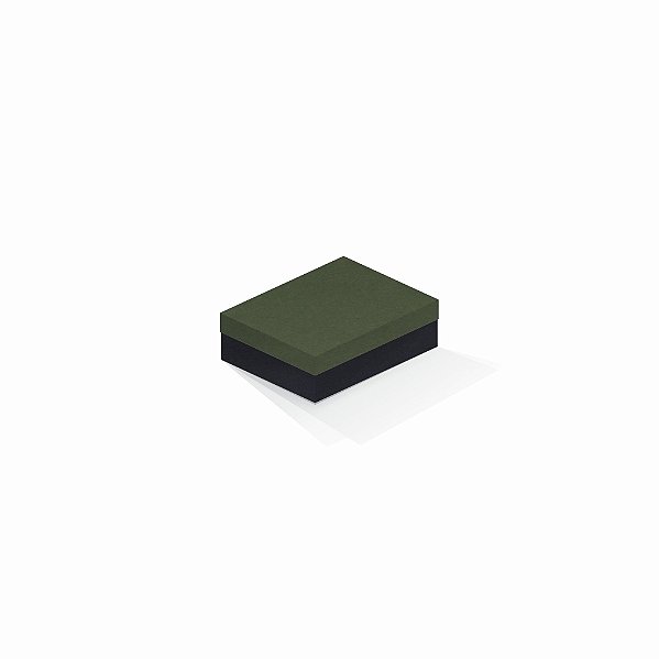 Caixa de presente | Retângulo F Card Scuro Verde-Preto 10,0x13,0x3,5
