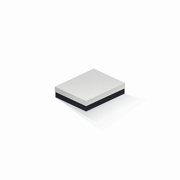 Caixa de presente | Retângulo F Card Branco-Preto 12,0x15,0x4,0