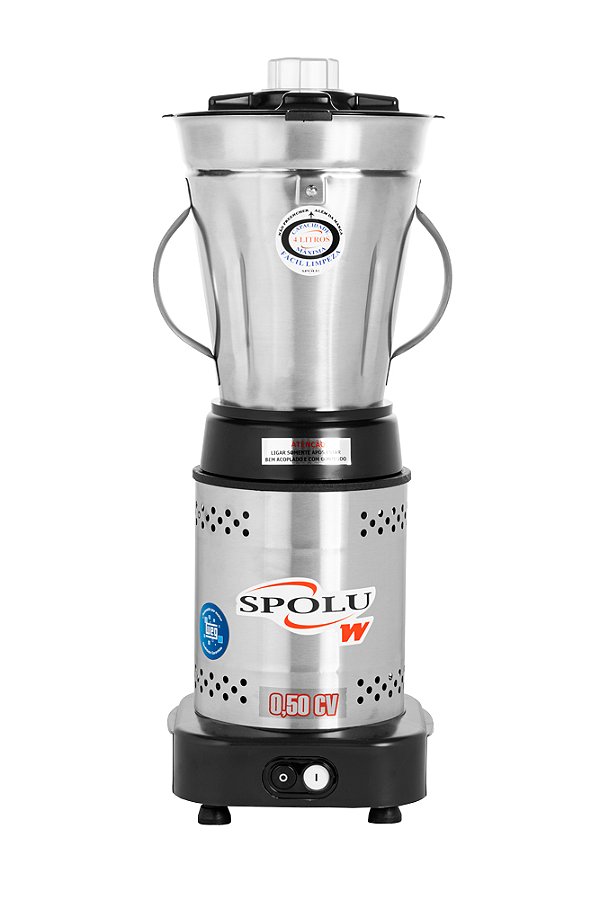 Liquidificador Inox W 4 Litros - Baixa Rotação - Bivolt