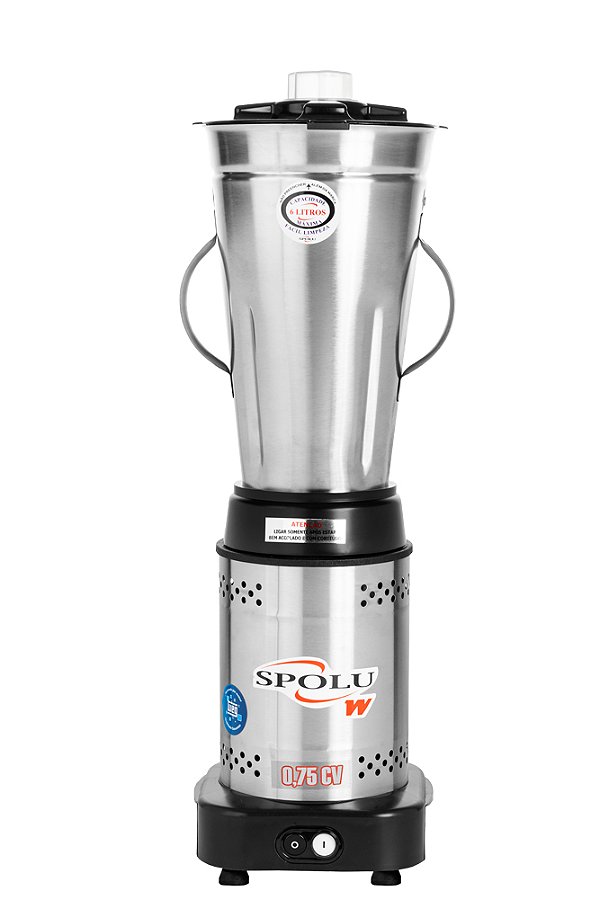 Liquidificador Inox W 6 Litros - Baixa Rotação - Bivolt