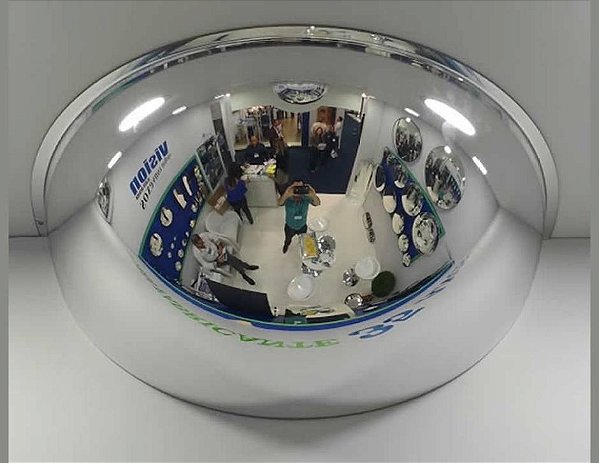 Espelho Convexo Acrílico Domo 180° (600mm)