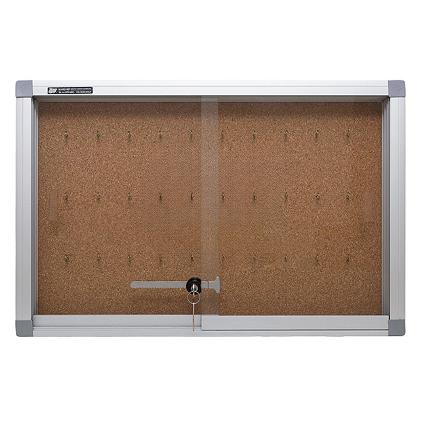 Quadro Organizador para 125 Chaves com Moldura de Alumínio