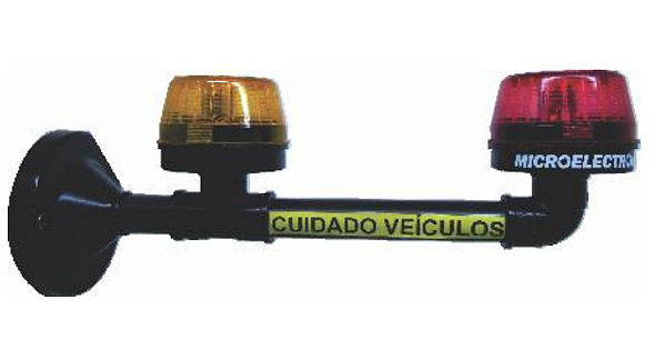 Sinalizador de Garagem Pequeno LED Bivolt Duplo