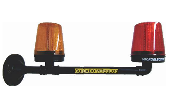 Sinalizador de Garagem Grande LED Bivolt Duplo