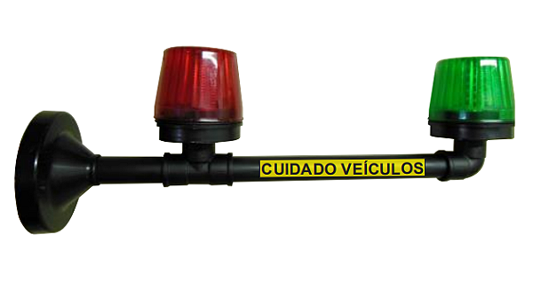 Sinalizador de Garagem Médio LED Bivolt Duplo