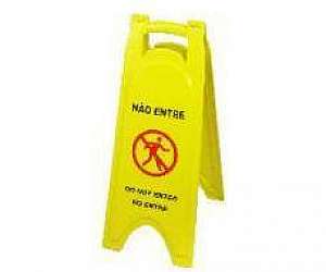 Cavalete Sinalizador 'Não Entre'