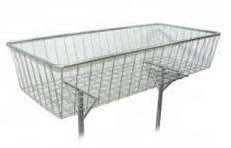 Lixeira de Calçada Reforçada sem Tampa 300Cm x 90Cm x 40Cm