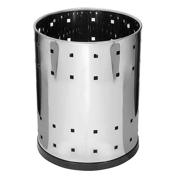 Lixeira Telada em Aço Inox 13L