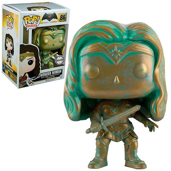 Wonder Woman 86 Excl Pop Funko Batman vs Superman Patina DC