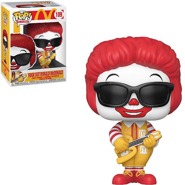 Rock Out Ronald McDonald 109 Pop Funko McDonalds