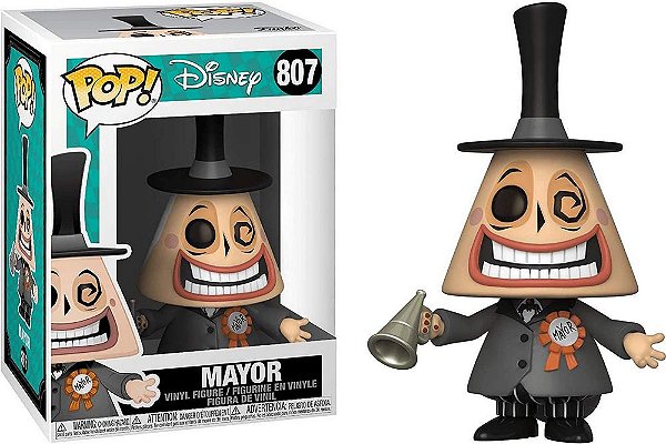 Mayor 807 Pop Funko Estranho Mundo de Jack Disney
