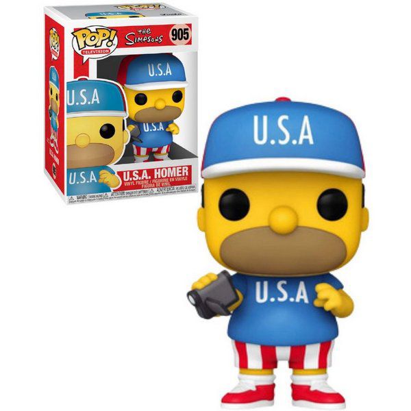 U.S.A. Homer 905 Pop Funko The Simpsons
