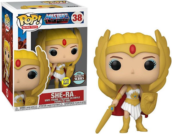 She-ra 38 Exclusivo GITD Pop Funko Masters os The Universe