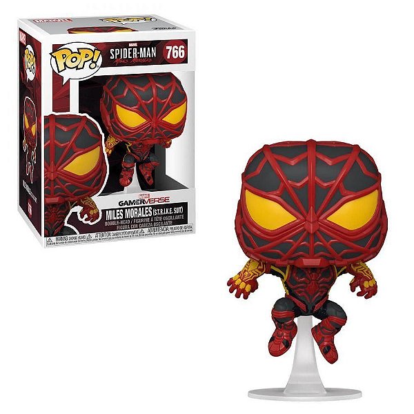 Miles Morales Strike 766 Pop Funko Gamerverse Marvel Spider