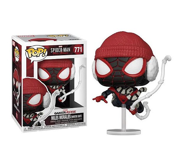 Miles Morales Winter 771 Pop Funko Marvel Spider Man
