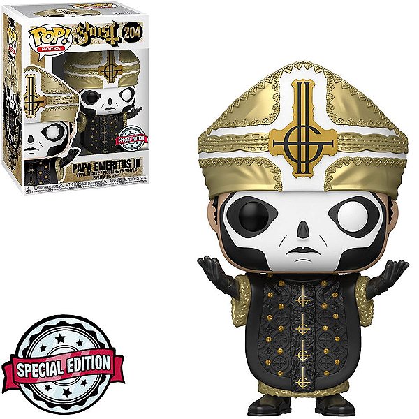 Papa Emeritus III 204 Exclusivo Pop Funko Ghost