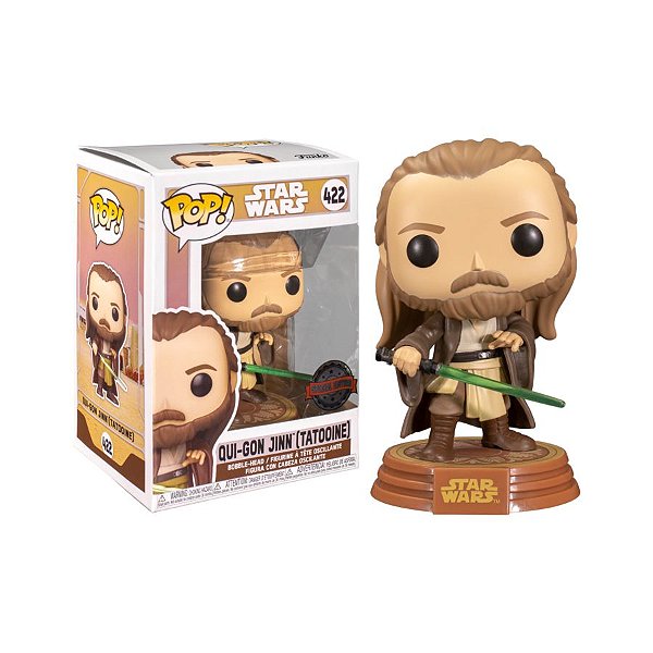 Qui-Gon Jinn (Tatooine) 422 Exclusivo  Pop Funko Star Wars